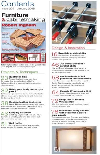 Furniture & Cabinetmaking №227 (January 2015)с