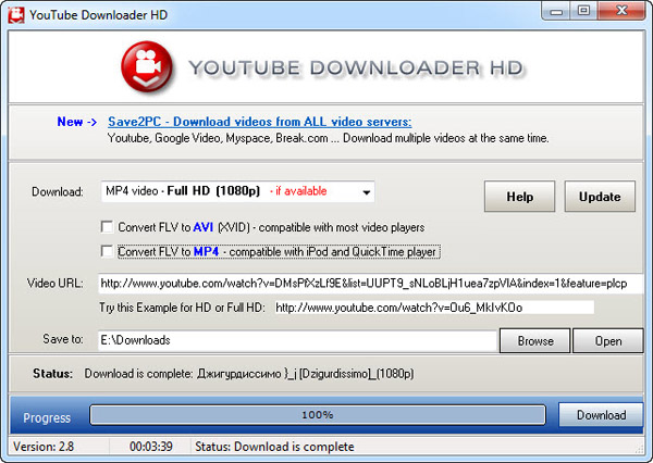 Youtube Downloader HD 2.8