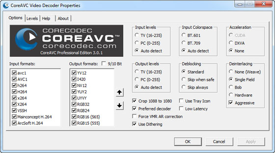 CoreAVC Professional Edition 3.0.1.0 Final